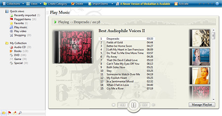 Play Music feature in MediaMan