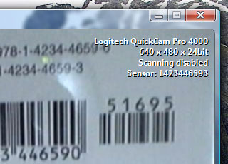Webcam Barcode Scanner